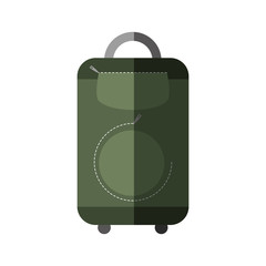suitcase travel isolated icon vector illustration design