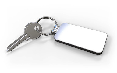 Schlüssel mit Anhänger Metall