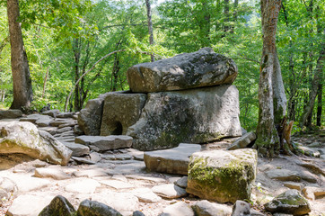 Dolmen in the Zhane river valley, Russia