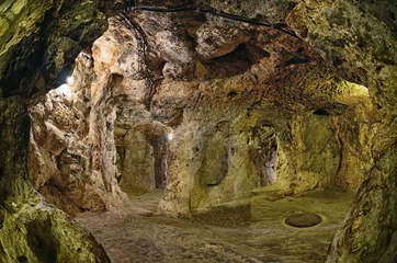 Photo sur Plexiglas Rudnes Derinkuyu cave  underground city, Cappadocia , Turkey .Travel background
