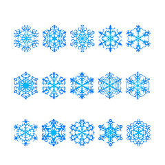winter illustration snowflakes