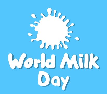 World Milk Day with a splash of milk