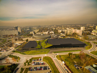 Katowice Miasto spodek centrum kultury
