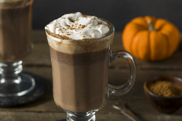 Homemade Pumpkin Spice Hot Chocolate