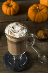 Homemade Pumpkin Spice Hot Chocolate