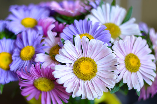 Fototapeta big beautiful bouquet of flowers close up