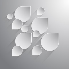 Info graphic gray background