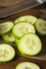Raw Green Organic European Cucumbers