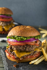 Homemade Cheese Smash Burger