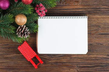 Christmas and New Year background