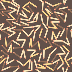 Abstract vector seamless pattern. Lines and dots.