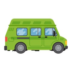 Trailer house vector illustration.