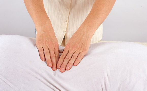 Osteopath working - Bowen therapy