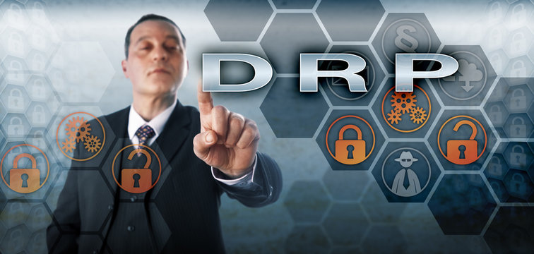 Male Business Continuity Manager Activating DRP