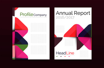 Business company profile brochure template