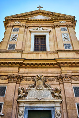 Illuminated Church / Cathedral of Saint Andrew in Genoa