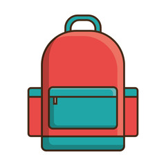 travel bag isolated icon vector illustration design