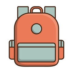 travel bag isolated icon vector illustration design