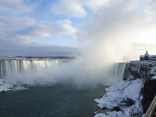 Niagara Falls in the winter