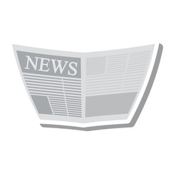 news paper information isolated icon vector illustration design