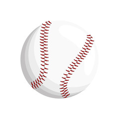 baseball ball sport isolated icon vector illustration design