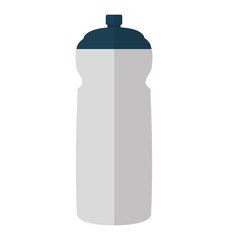 bottle water gym equipment vector illustration design