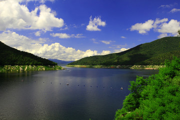 River Dam in Thailand.