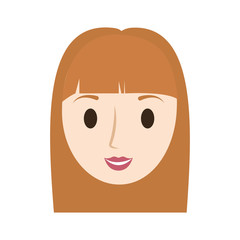 Fototapeta premium woman female avatar isolated vector illustration design