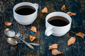 Coffee for Two on an Autumn Day