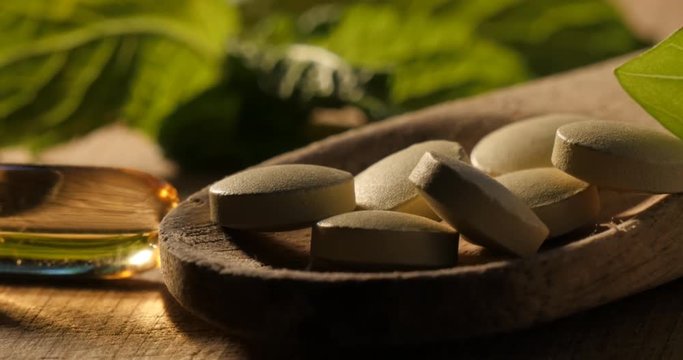 Vitamins and nutritional supplement lifestyle and diet medicine tablets