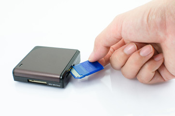 Reader card and SD memory