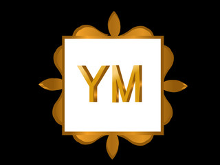 YM Initial Logo for your startup venture