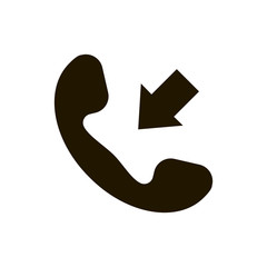 Outgoing call icon vector