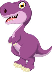 Fototapeta premium Cute dinosaur cartoon