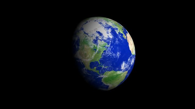 4K Earth Zoom: Columbus – USA

