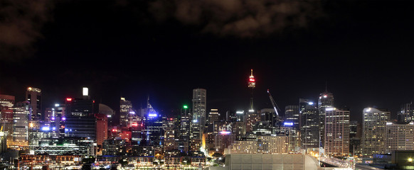 Fototapeta na wymiar Sydney by Night