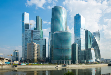 Fototapeta na wymiar moscow city complex