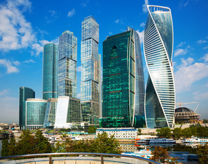 Obraz na płótnie Canvas moscow city complex