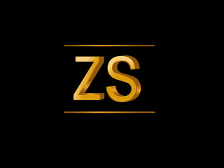 ZS Initial Logo for your startup venture