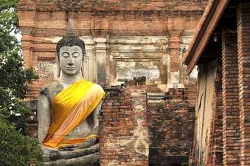 Big Buddha Temple in Ayutthaya.