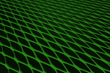 Metal grate, speaker grille