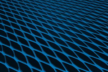 Metal grate, speaker grille