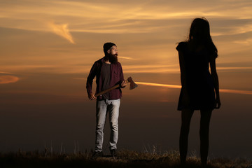 couple on twilight