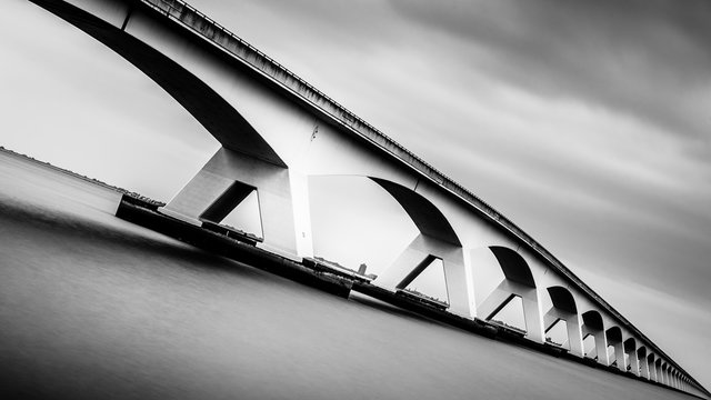 Fototapeta Zeeland bridge