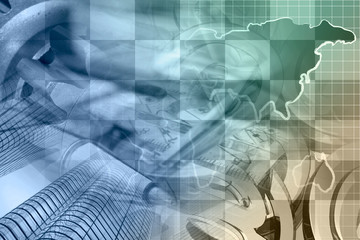 Obraz premium Financial background