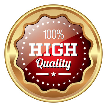 High Quality badge