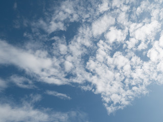 cloud and sky on evening