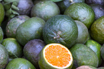 Lime citrus fruits