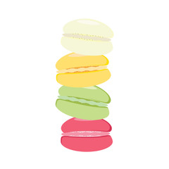 French dessert macaroon