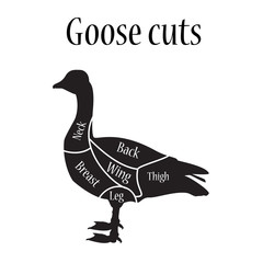 Goose butcher chart
